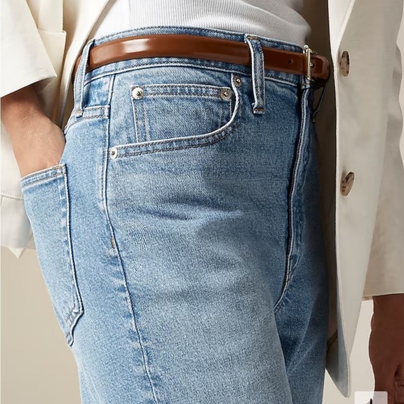 j crew Eliz High-rise straight jean in 1996 semi-stretch - Picture 2 of 6